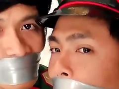 Police &_ Soldier get tricked into having gay sex when they casting