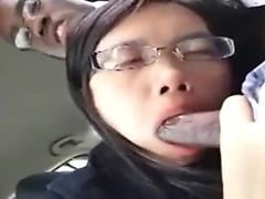 cute Asian Teen Shaira devouring a BBC