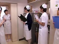 Horny Japanese girl in Fabulous Nurse, Handjob JAV scene